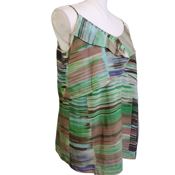 EUC CAbi Flutter Spaghetti Strap Tank Blouse - Picture 6 of 11